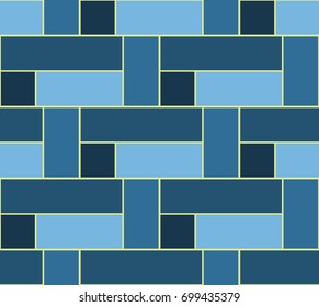 Abstract seamless pattern with traditional Korean form of patchwork 