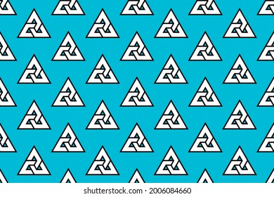 Abstract seamless pattern with triangle shapes. Creative design for different textures.