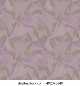 Abstract seamless pattern with triangles 