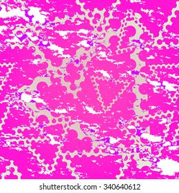 abstract seamless pattern. triangles on colorful background.