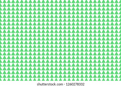 Abstract seamless pattern of triangles with white and green color geometric background - Vector illustration eps 10