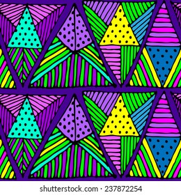 Abstract seamless pattern with triangles-5