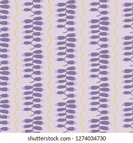 Abstract seamless pattern with tropical flowers and leaves. Vector template.