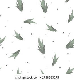 Resumen de patrón sin fisuras con hojas tropicales. Plantilla de vectores.
