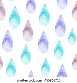 Abstract seamless pattern, unusual  ice drops, vector