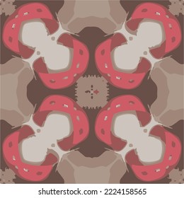 Abstract seamless pattern, use for interior,wallpaper,fabric,curtain,carpet,clothing,Batik,satin,background , illustration, Embroidery style.