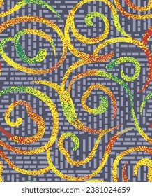 Abstract seamless pattern. Seamless Vector Pattern.