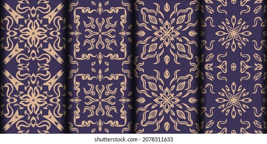 Abstract seamless pattern vector background