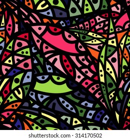 Abstract seamless pattern, vector background, fabric weave 