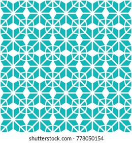 Abstract seamless pattern. Vector background. Geometric repeated texture. Template graphic backdrop. Arabic ornamental design. Vector illustration in eastern style.