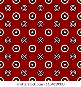 Abstract seamless pattern - vector circle design background