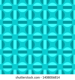 Abstract seamless pattern - vector circle background design