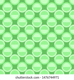 Abstract seamless pattern - vector circle design background