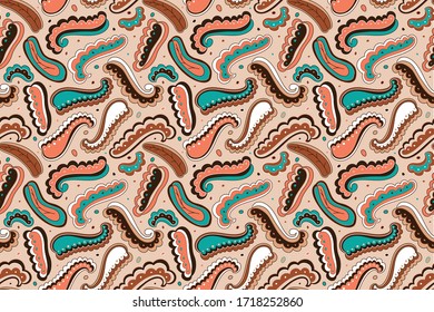 Abstract seamless pattern. Vector design for paper, cover, fabric, interior decor.