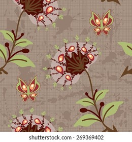 abstract seamless pattern in vector design
