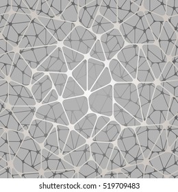 Abstract seamless pattern. Vector fantastic background with spider webs.