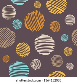 Abstract seamless pattern. Vector illustration. Design element for wallpaper, fabric or wrapping paper.