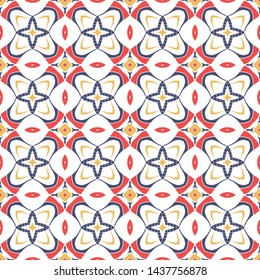 abstract seamless pattern, vector illustration. background, texture with geometric ornament. 