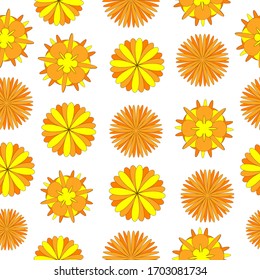  Abstraktes nahtloses Muster. Vektorillustration.