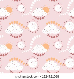 
Abstract seamless pattern. Vector illustration for children. Use for print design, surface design, fashion kids wear