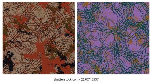Abstract seamless pattern. Vector illustration