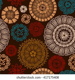 Abstract seamless pattern. Vector illustration