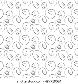 Abstract seamless pattern. Vector Illustration with swirl elements