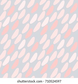 Abstract seamless pattern. Vector illustration for fashion design. Cute repeating background. Hand painted texture. Retro backdrop decoration. Decorative fabric. Brush postcard. Blue and pink color.