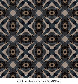 Abstract seamless pattern. Vector ornament can be used for the envelope, business card, pen, interior design, diary, Notebook, purse, a bag, dress, furniture, poster, bottle, lighter, dishes, cutlery.