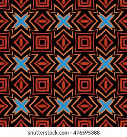 Abstract seamless pattern. Vector ornament can be used for the envelope, business card, pen, interior design, diary, Notebook, purse, a bag, dress, furniture, poster, bottle, lighter, dishes, cutlery.