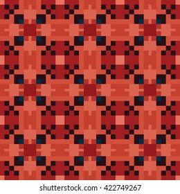 Abstract seamless pattern. Vector pixel illustration for mobile app, web design, print, cloth design, wallpaper, party invitation.