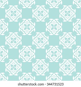 Abstract seamless pattern, Vector seamless pattern. Repeating geometric. Powder Blue Seamless pattern. Seamless floral pattern.