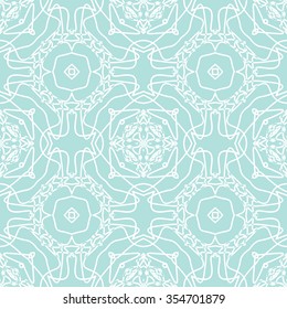 Abstract seamless pattern, Vector seamless pattern. Repeating geometric. Powder Blue Seamless pattern. Seamless floral pattern.