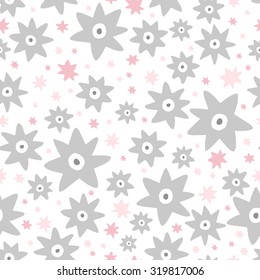 Abstract seamless pattern in vector. Starry sky background.
