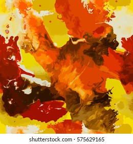 Abstract seamless pattern, vector  texture with spots, brightly colored lines. 