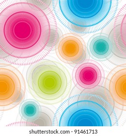 Abstract seamless pattern, vector wallpaper background.