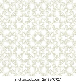 Abstract seamless pattern with vertical halftone lines and grungy texture. Perfect for retro-style backgrounds, digital art, and fashion fabric prints.