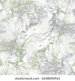 Abstract seamless pattern with vertical halftone lines and grungy texture. Perfect for retro-style backgrounds, digital art, and fashion fabric prints.