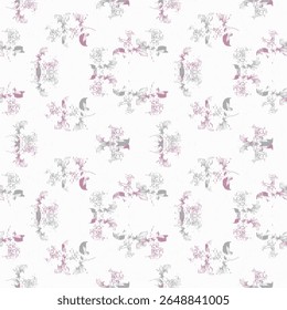 motif harmonieux Abstrait avec des lignes de verticale demi-teintes et texture grunge. Idéal pour les arrière-plans rétro, l'art numérique et les impressions de tissus de mode.
