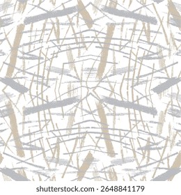 motif harmonieux Abstrait avec des lignes de verticale demi-teintes et texture grunge. Idéal pour les arrière-plans rétro, l'art numérique et les impressions de tissus de mode.