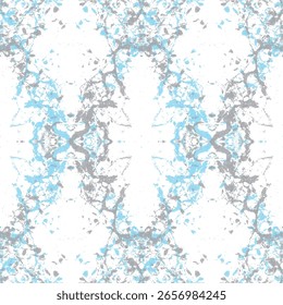 Abstract seamless pattern with vertical halftone lines and grungy texture. Perfect for retro-style backgrounds, digital art, and fashion fabric prints.