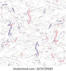 Abstract seamless pattern with vertical halftone lines and grungy texture. Perfect for retro-style backgrounds, digital art, and fashion fabric prints