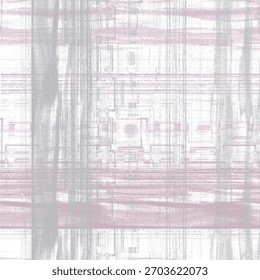 Abstractas patrón sin fisuras con líneas de semitono de Vertical y textura sucia. Perfecto para fondos de estilo retro, arte digital y estampados de tela de moda.