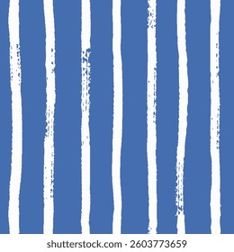 Abstract seamless pattern with vertical stripes. Hand drawn vector background. Minimalist allover print with brushstrokes