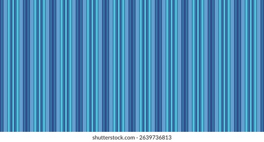 Abstract seamless pattern of vertical stripes in calming shades of blue.  Perfect for backgrounds, textiles, website design, or any project needing a serene and stylish backdrop.