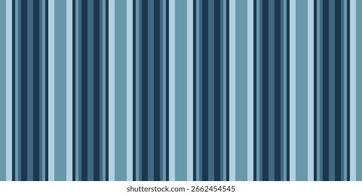 Abstrato padrão sem emenda de listras verticais em tons azuis calmantes.  Perfeito para fundos, texturas, design de site ou projetos de impressão. Evoca serenidade, ordem e minimalismo moderno.