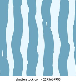Abstract seamless pattern with vertical uneven stripes. Vector graphics.