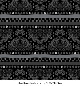 Abstract seamless pattern. Vintage background.