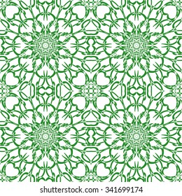 Abstract seamless pattern. . Vintage decorative elements. Hand-drawn background. Islam, Arabic, Indian, ottoman motifs. Ideal for printing on fabric or paper.