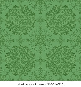 Abstract Seamless Pattern. Vintage Ornament Pattern. Ethnic decorative elements for greeting cards or any other kind of design. 